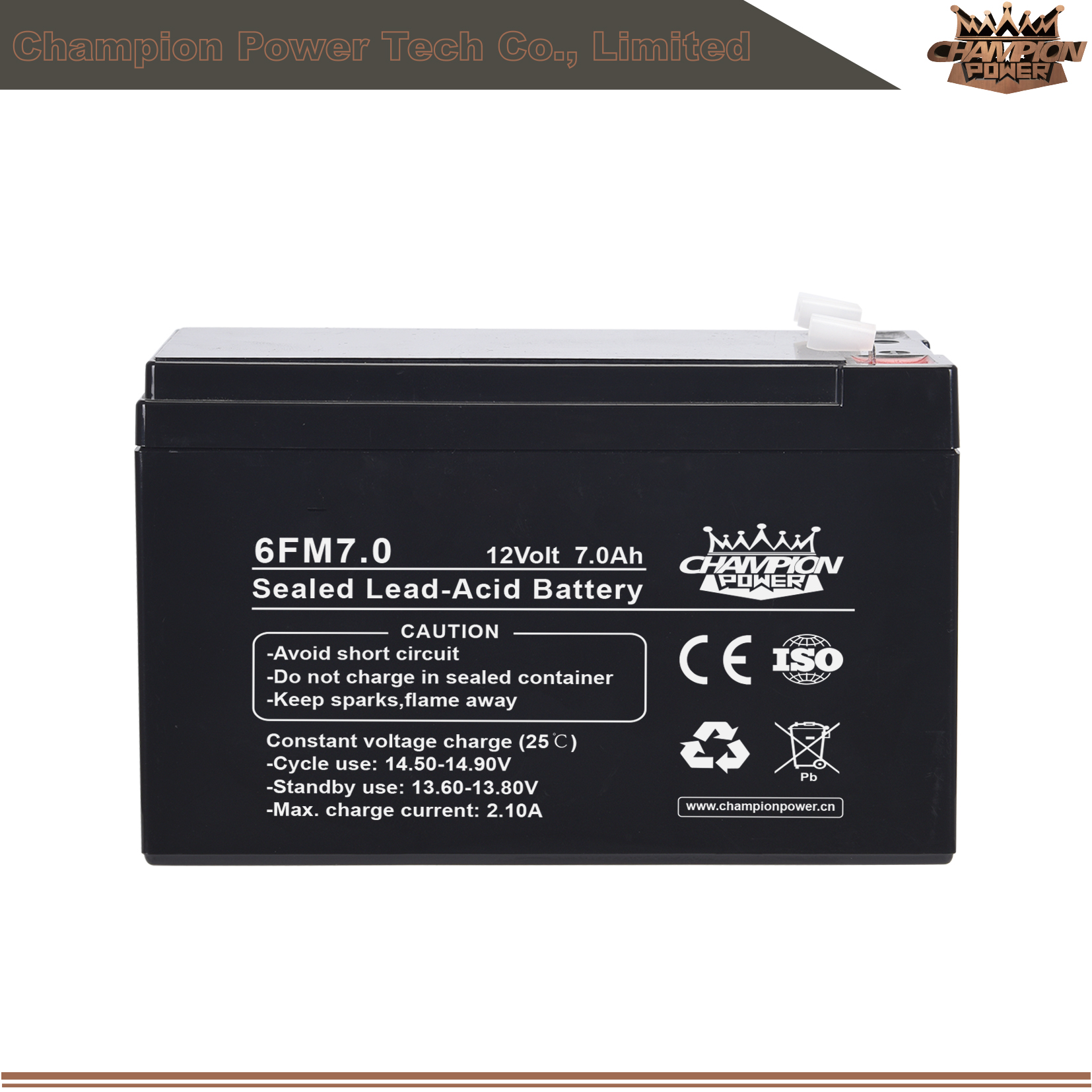 6FM7.0 12V7Ah AGM Battery