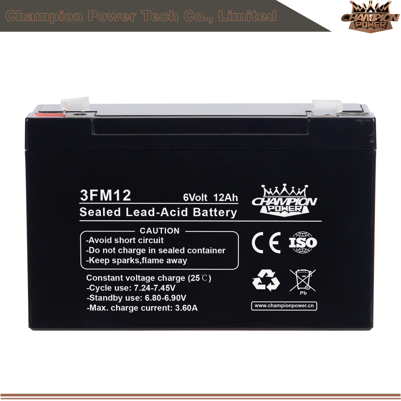 6FM12 12V12Ah AGM Battery