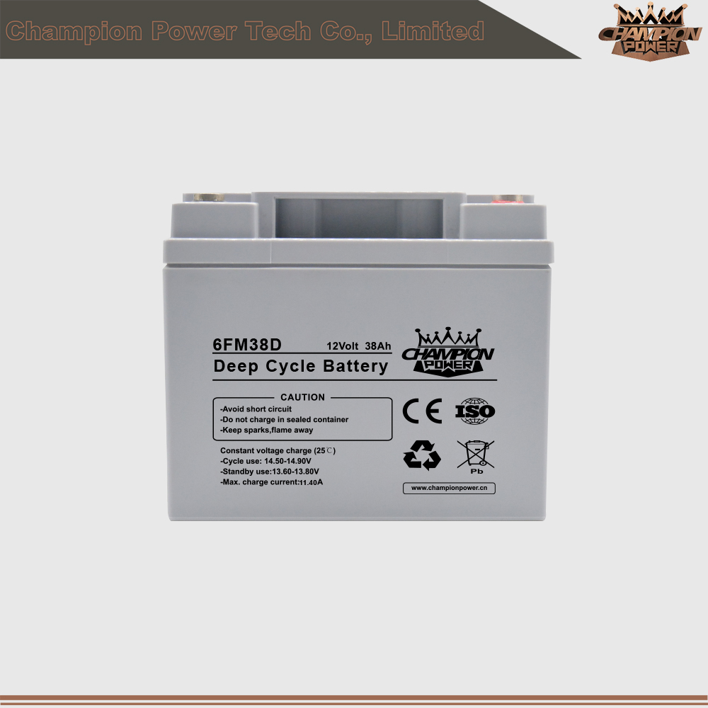 12V38AH Deep Cycle Battery for Solar energy storage system