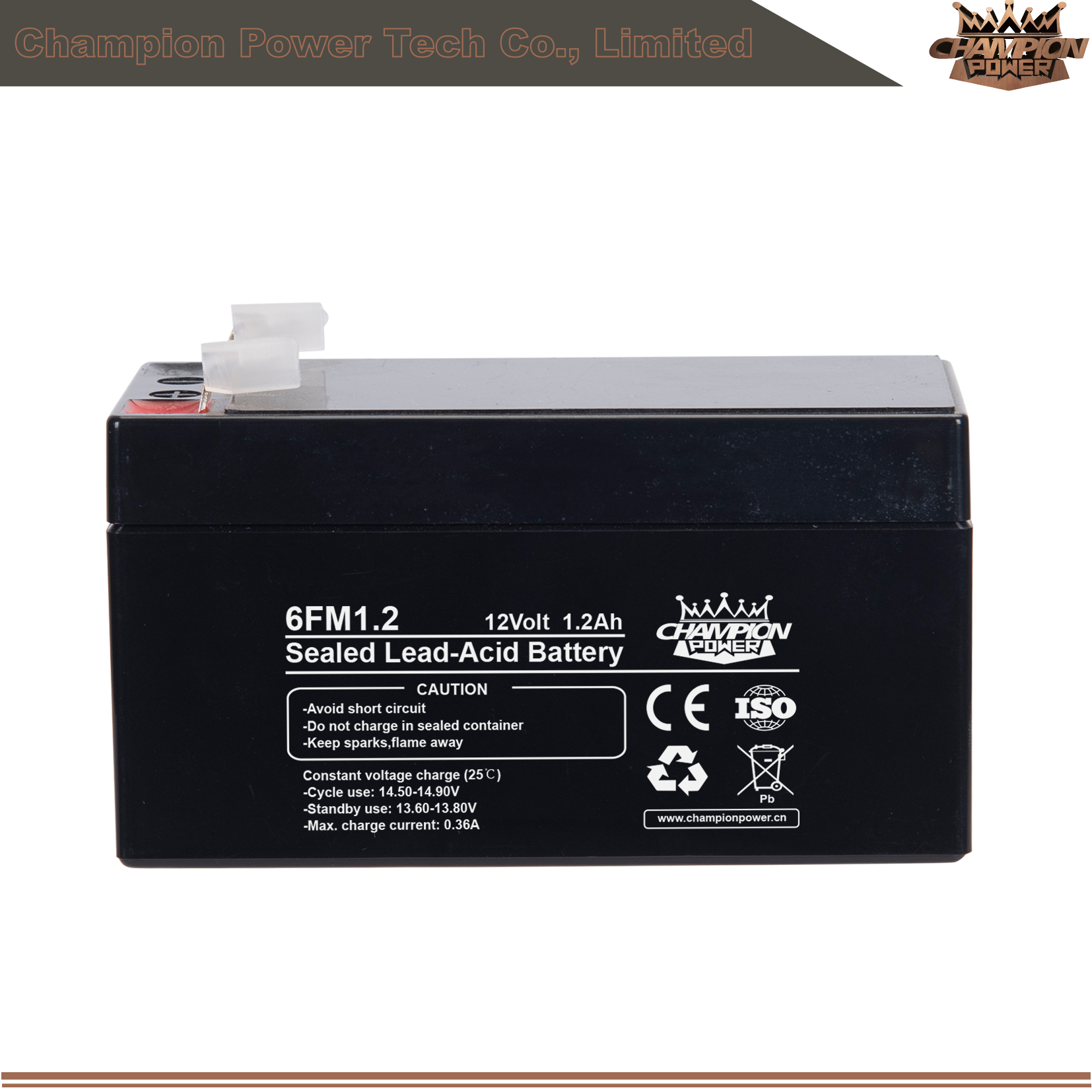 6FM1.2 12V1.2Ah AGM Battery